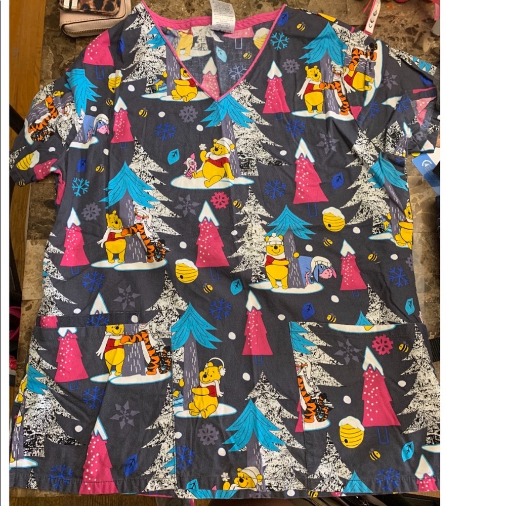 Winnie the Pooh scrub top